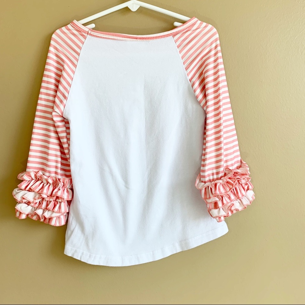 Girls Thankful Ragland Stripe Too Ruffle RELISTED - Picture 7 of 9